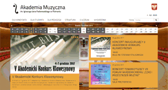 Desktop Screenshot of amuz.edu.pl
